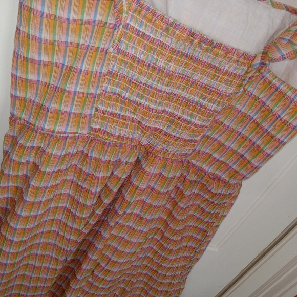 LOFT Outlet Multicolored Striped Sleeveless Boho Midi Dress size MP - Picture 5 of 8